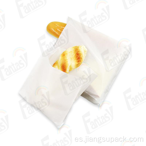 Bolsa de papel a prueba de grasa de impresión personalizada para la alimentación